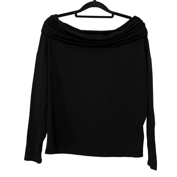 Express Off The Shoulder Top Black Size Xs Stretchy Lightweight Classic Soft - Picture 1 of 8